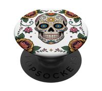 Cinco de Mayo Le Jour des Morts Dia De Los Muertos Sugar Skull PopSockets PopGrip Adhésif