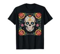 Cinco de Mayo Le Jour des Morts Dia De Los Muertos Sugar Skull T-Shirt