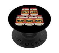 Cinco De Mayo Mayonnaise Funny PopSockets PopGrip Adhésif