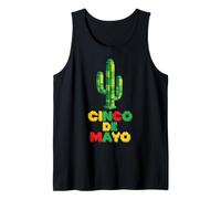 Cinco De Mayo Mexican Fiesta Mexico Cactus Brique Builder Débardeur