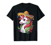 Cinco De Mayo Mexican Unicorn Cute Fiesta Style T-Shirt