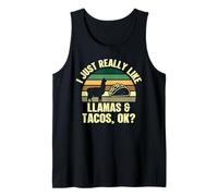 Cinco De Mayo T-Shirt Taco Tuesday Cute Lamas Taco Lover Débardeur