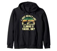 Cinco De Mayo T-Shirt Taco Tuesday Cute Lamas Taco Lover Sweat à Capuche