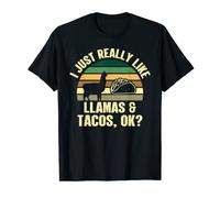 Cinco De Mayo T-shirt Taco Tuesday Cute Lamas Taco Lover T-Shirt