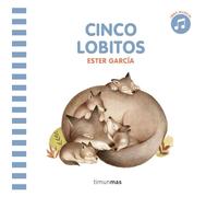 Cinco lobitos. Libro con sonido