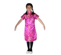 Cinda Dragon et Phoenix Filles Satin Robe Chinoise