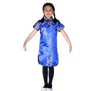 Cinda Dragon et Phoenix Filles Satin Robe Chinoise