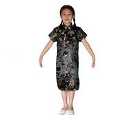 Cinda Dragon et Phoenix Filles Satin Robe Chinoise