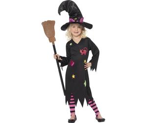 Cinder Witch Costume, Female Medium Age 7-9 Multicolore