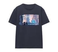 Cinderella and The Prince Dance to Your Own Beat Ladies T Shirt, Deep Navy, Bleu Marine foncé, S Femme