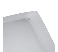 Cinderella Drap-housse en jersey Uni, Coton, gris clair, 70 x 200 cm