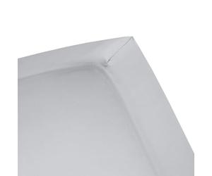 Cinderella Drap-housse en jersey Uni, Coton, gris clair, 80-90 x 200cm