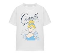 Cinderella - T-shirt HEADSHOT WITH FANCY SCRIPT - Femme (TV25191)