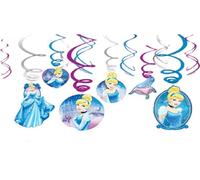Cinderella - Tourbillon - Décoration suspendue Pack de 12 - Film SG31030 (Taille unique) (Bleu/Violet/Argent)