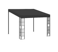 CINDERFUL Belvédère Mural 3x3 m Anthracite Tissu Structures extérieures