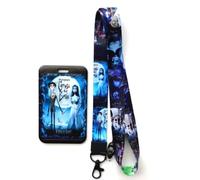 Cindy Levé Porte-carte Les Noces Funèbres - Accessoire Officiel - Tim Burton's Corpse Bride - Strap - Badge-holder