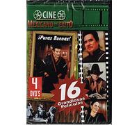 CINE MEXICANO DE EXITO [16 GRANDIOSAS PELICULAS EN 4 DVD'S] LOS CAIFANES & SIN SALIDA & ESPECIALISTA EN CHAMACAS & LOS CACOS & UNA VEZ UN HOMBRE Y MUCHAS MAS....