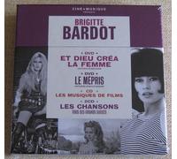 Cine + Musique - Coffret 3 Cd + 2 Dvd - Dvd : Et Dieu Crea La Femme + Le Mepris - Cd : Musiques De Films + Best Of