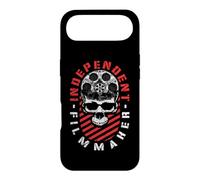 Cinéaste indépendant Réalisateur de Films drôles Halloween Skull Coque pour iPhone Air