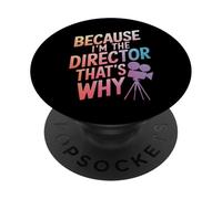Cinéaste Parce Que Je suis Le réalisateur, C'est Pourquoi PopSockets PopGrip Adhésif