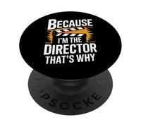 Cinéaste Parce Que Je suis Le réalisateur, C'est Pourquoi PopSockets PopGrip Adhésif