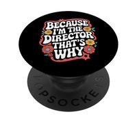 Cinéaste Parce Que Je suis Le réalisateur, C'est Pourquoi PopSockets PopGrip Adhésif