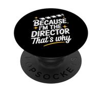 Cinéaste Parce Que Je suis Le réalisateur, C'est Pourquoi PopSockets PopGrip Adhésif