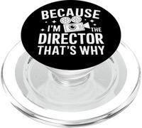 Cinéaste Parce Que Je suis Le réalisateur, C'est Pourquoi PopSockets PopGrip pour MagSafe