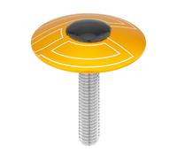 Cinelli Capuchon de Direction Top Cap jaune 1 1/8"