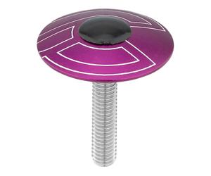 Cinelli Capuchon de Direction Top Cap violet 1 1/8"