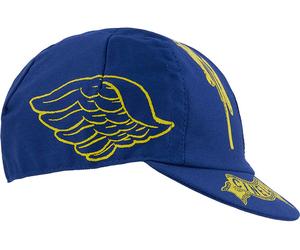 Cinelli Casquette de vélo bleue/jaune