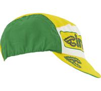 Cinelli casquette de vélo Explorer jaune/blanc/vert one size