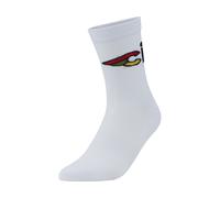 Cinelli Ciao Chaussettes de Cyclisme, Blanc, L-XL Mixte
