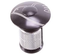 Cinelli Columbus Top Cap + Expander pour fourches de Direction en Carbone, Noir,