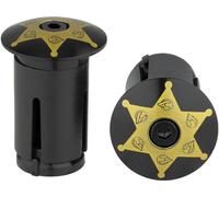 Cinelli Embouts de Guidon jaune universal