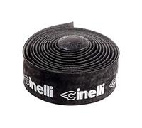 Cinelli Logo Ruban de Velours Noir/Blanc