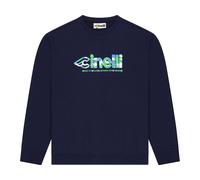 Cinelli Pull col rond Global Cycling bleue M