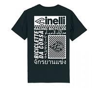 Cinelli Racing Bicycles T-Shirt, Noir, M Mixte