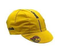 Cinelli Supercorsa Casquette de Cyclisme, Jaune Curry, Taille Unique Mixte