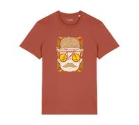 Cinelli T-shirt Jeremy Fish Mr Cat Hat rouge