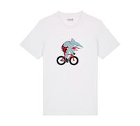 Cinelli T-shirt requin Sam Turner blanc