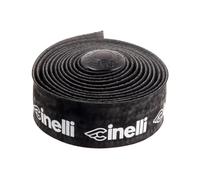Cinelli Tape Logo Velvet Handlebar Tape Blanc,Noir