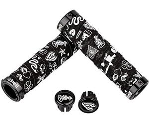 Cinelli X Mike Giant Art Design Poignées de vélo, Mixte, MPMGN, Black Velvet, Taille Unique