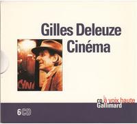 Cinéma AUDIO - Gilles Deleuze - Gallimard - Livre CD - Textes lus CD