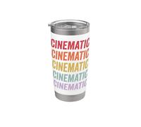 Cinématographique Gobelet isotherme en acier inoxydable double paroi