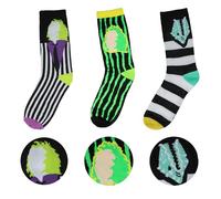Cinereplicas Beetlejuice - 3 Paires de Chaussettes - Taille Unique - Licence Officielle