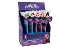 Display de 30 crayons et gommes - KPop Demon Hunters