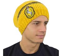 Cinereplicas - Harry Potter - Bonnet Tombant - Licence Officielle - Maison Poufsouffle - Jaune et Noir