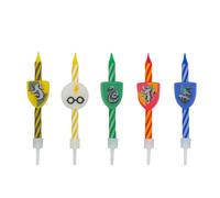 Cinereplicas Harry Potter - Bougies Harry Potter Logos (Set de 10) - Licence Officielle (Logos maison)