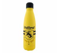 Cinereplicas Harry Potter - Bouteille d'eau isolée en acier inoxydable de 500 ml Hufflepuff Come on - Officially Licensed